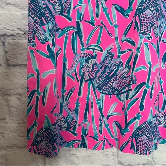 Lilly Pulitzer Raylee Elephant Print Sleeveless Mini Dress - Picture 8 of 13